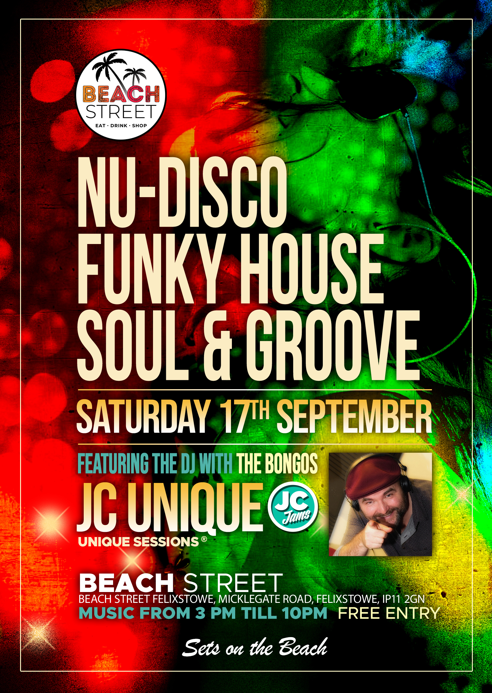 Beach Street 17th September – A-format poster