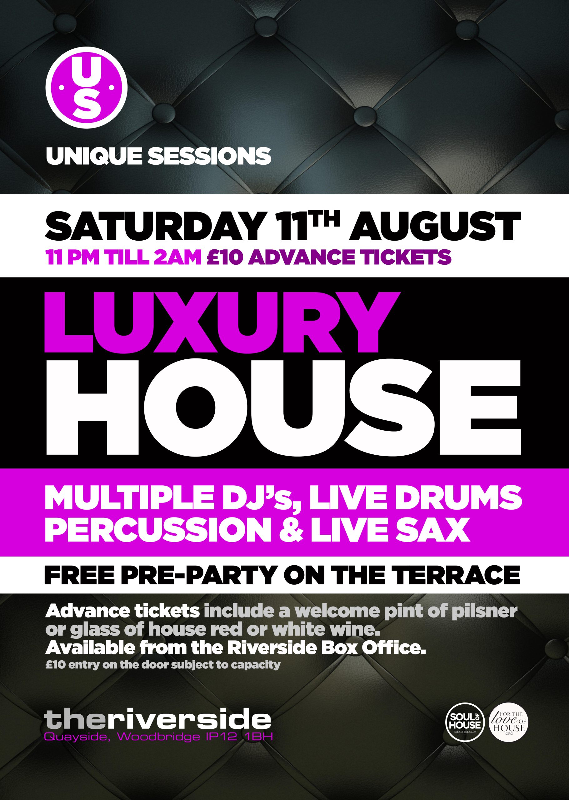 Riverside – 11th August 2018 – Luxury House A-format poster