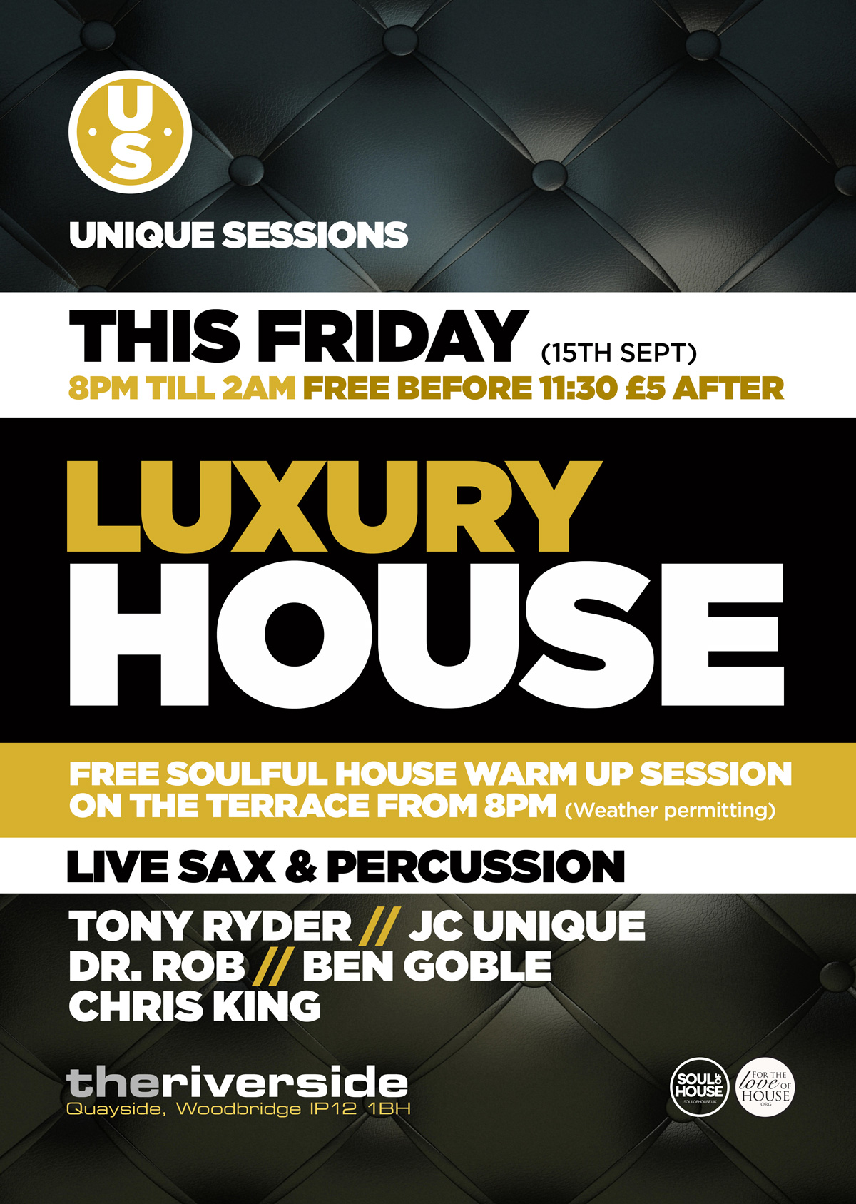 Riverside—15th-September—Luxury-House-A-format-poster-THIS-FRIDAY