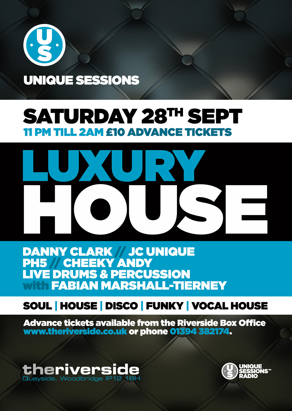 Riverside—28th-September-2019—Luxury-House-LINEUP-Poster